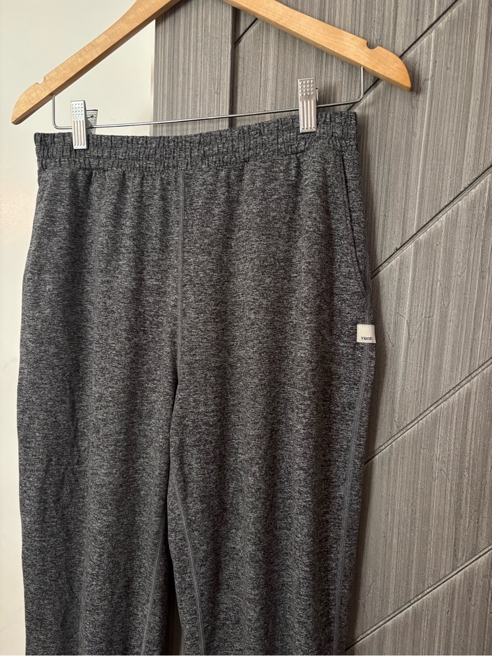 Vuori Boyfriend Sweatpant Heathered Gray Dreamknit Joggers Size Small S/VW457 - Picture 5 of 10